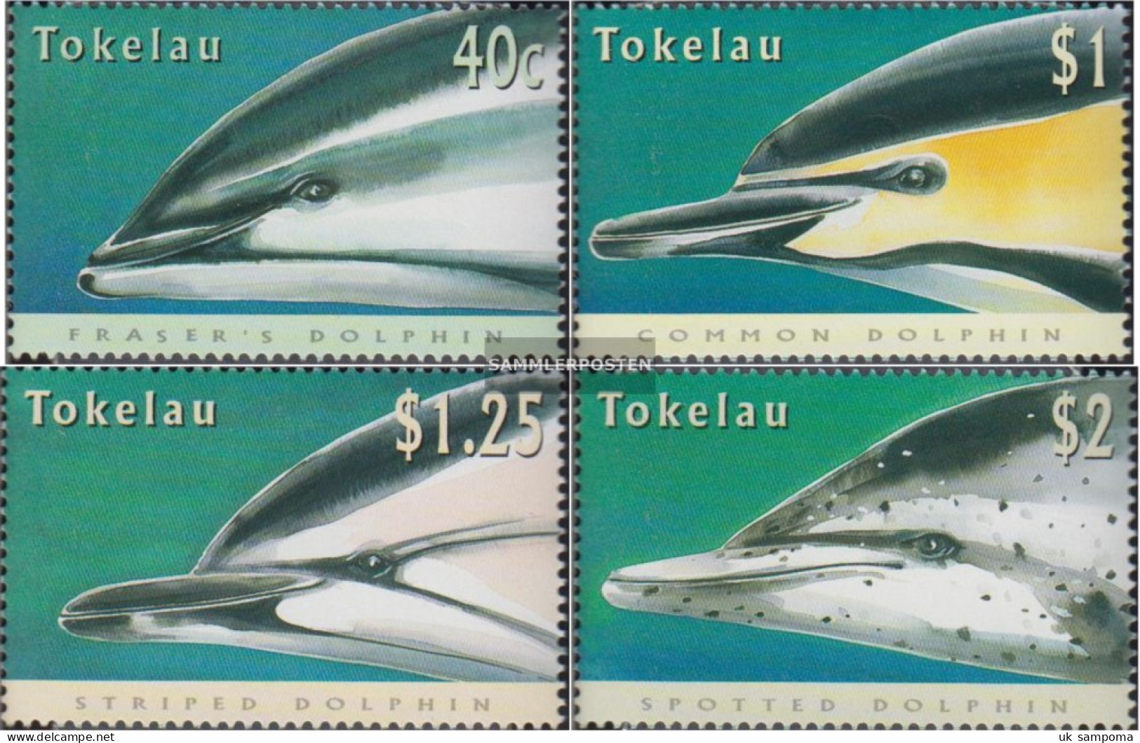 Tokelau 234-237 (complete Issue) Unmounted Mint / Never Hinged 1996 Delphine - Tokelau