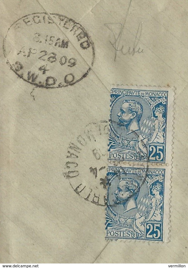 UZ--046-. DALLAY N° 25 - LETTRE RECOMMANDE DE 1909, POUR LONDRES, COTE 20.00 € , BONNE OCCASION - Oblitérés