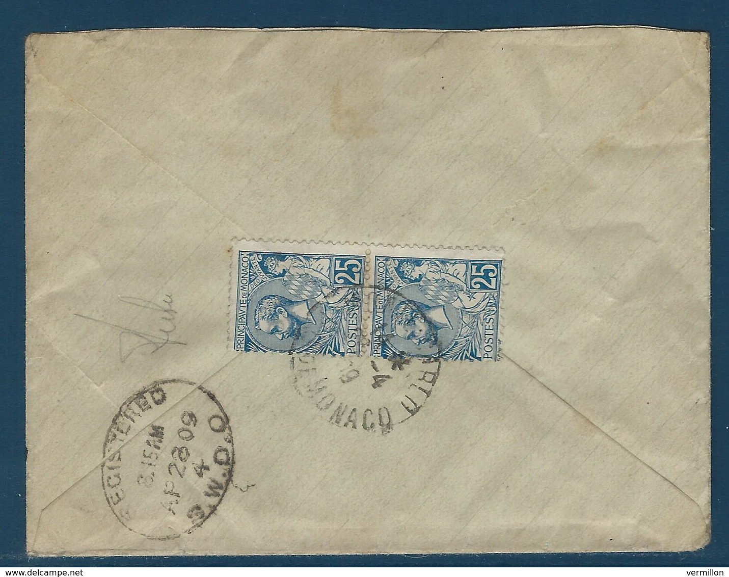 UZ--046-. DALLAY N° 25 - LETTRE RECOMMANDE DE 1909, POUR LONDRES, COTE 20.00 € , BONNE OCCASION - Used Stamps