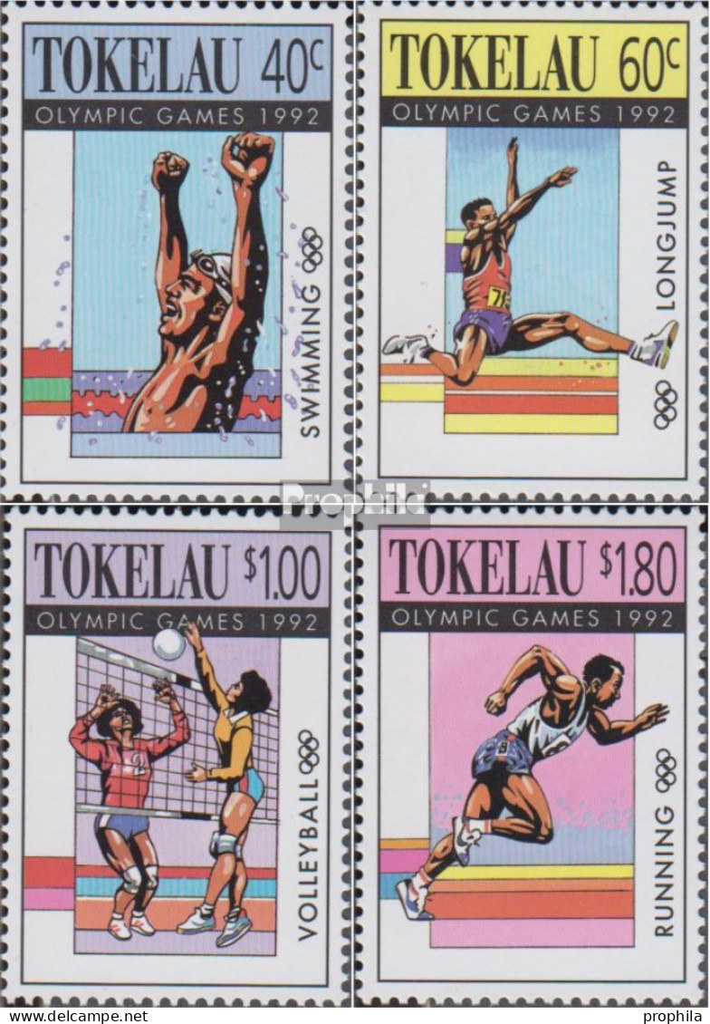 Tokelau 184-187 (kompl.Ausg.) Postfrisch 1992 Olympische Sommerspiele - Tokelau