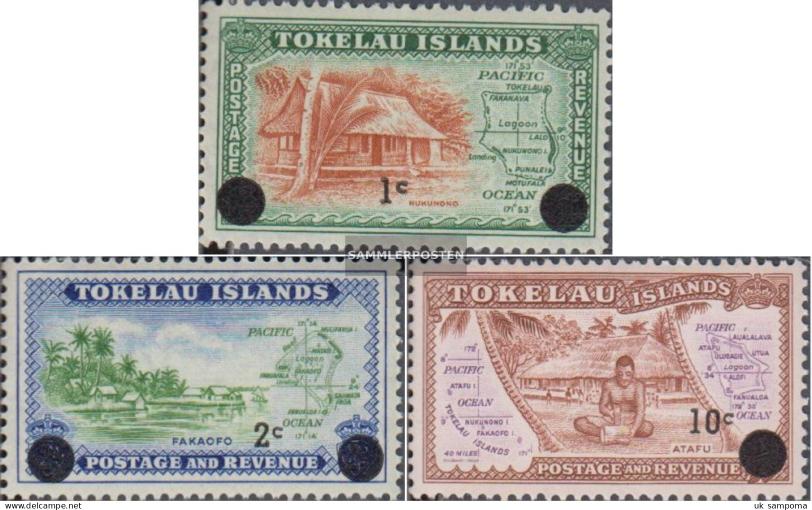 Tokelau 6-8 (complete Issue) Volume 1967 Completeett Unmounted Mint / Never Hinged 1967 Print Edition - Tokelau