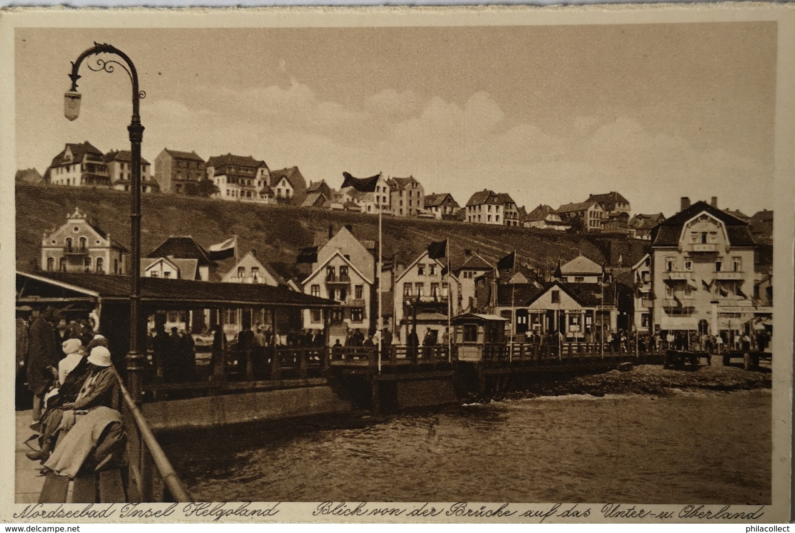 Helgoland // Blick Von Der Bruce Auf Unter U. Oberland 19?? - Helgoland