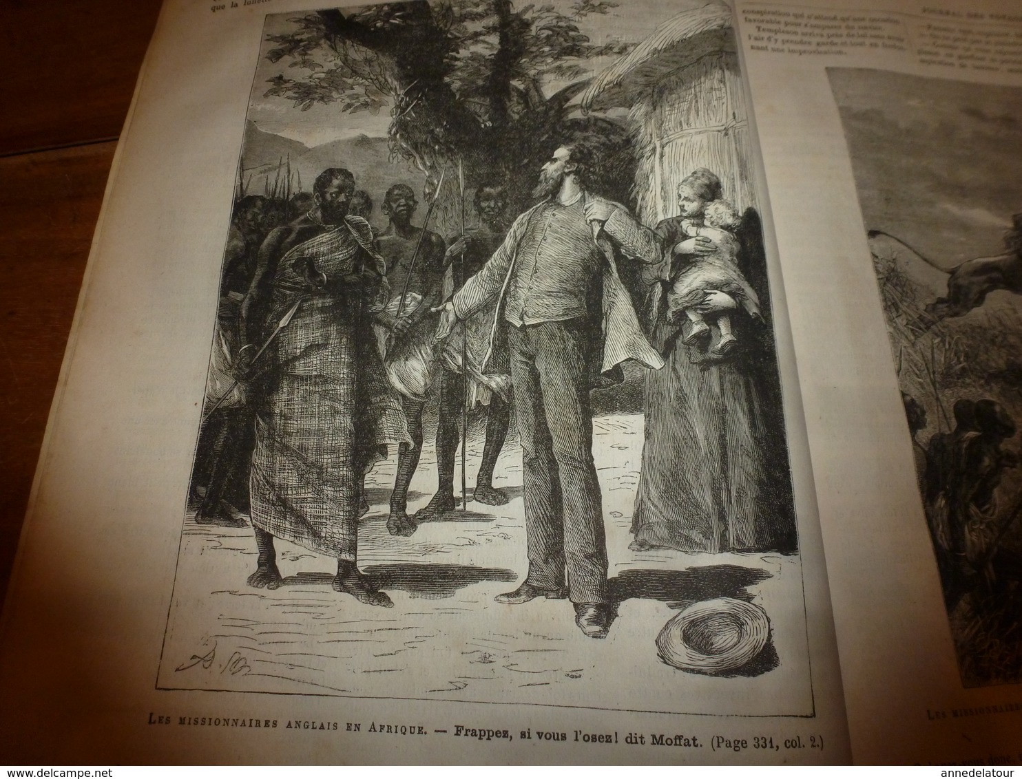 1883 JdV :Le Roi Enterré Vivant Aux îles FIDJI ;Les Missionnaires Anglais En Afrique;David Livingstone Face Au Lion ;etc - Magazines - Before 1900