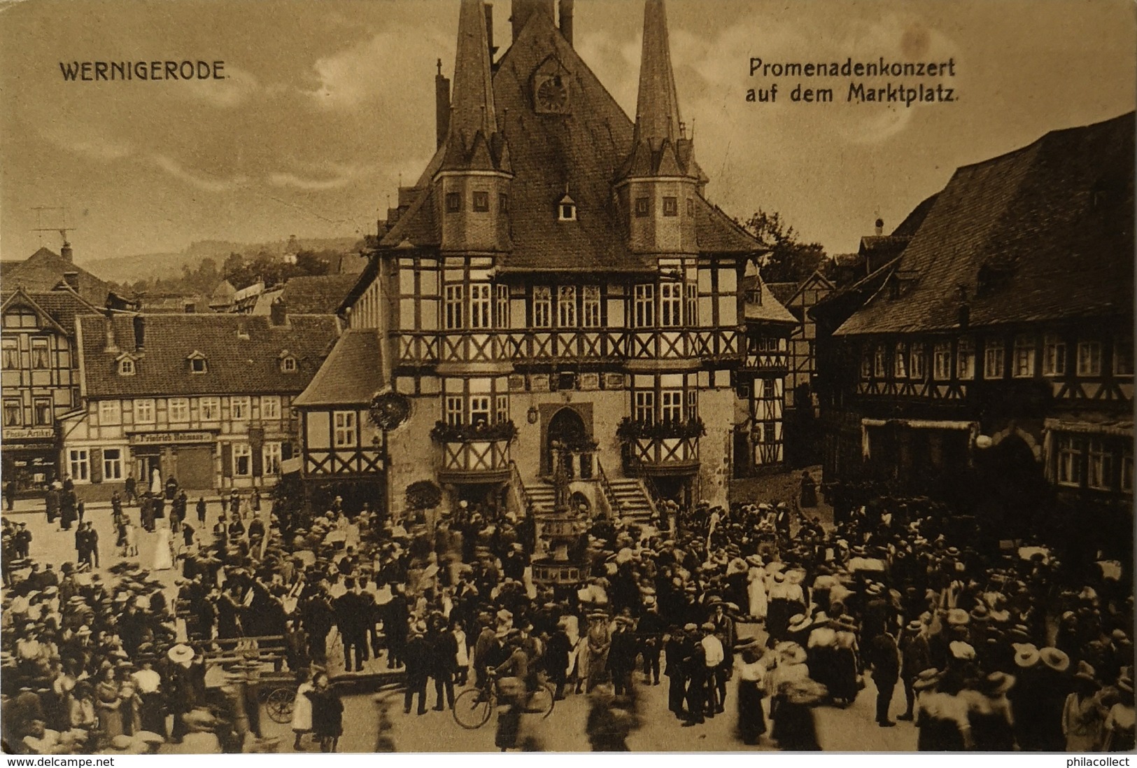 Wernigerode // Promenadenkonzert Auf Dem Marktplatz 19?? - Wernigerode