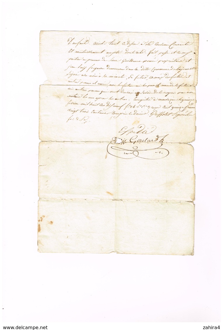 12 Février 1810 - Mariage - Bajonnette Gers ? - Sieur Guillaume ? - Jean Lary Forgeron ? - Mauvezin Cent Quinze Francs ? - Manuscripts