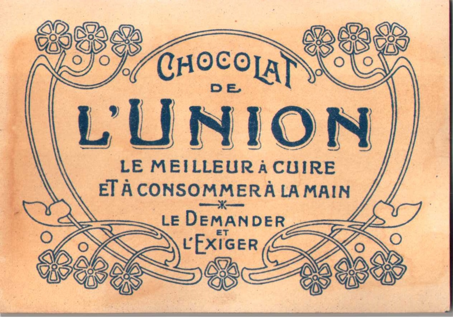 Chromo Chocolat De L'UNION Thiers 63 - Sports : NATATION  -  Scans Recto Verso - Autres & Non Classés