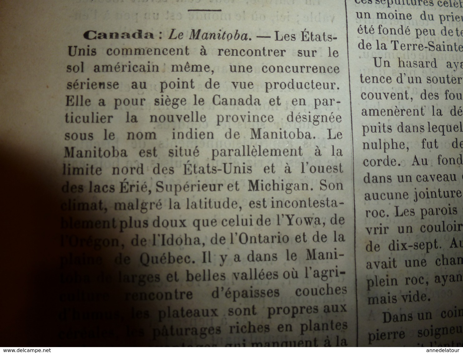 1883 JdV : Les Pirates Du Lac TCHAD ; Terrible Catastrophe Du Vaisseau ROYAL-ALBERT En Rade D'Honolulu;etc - Revues Anciennes - Avant 1900