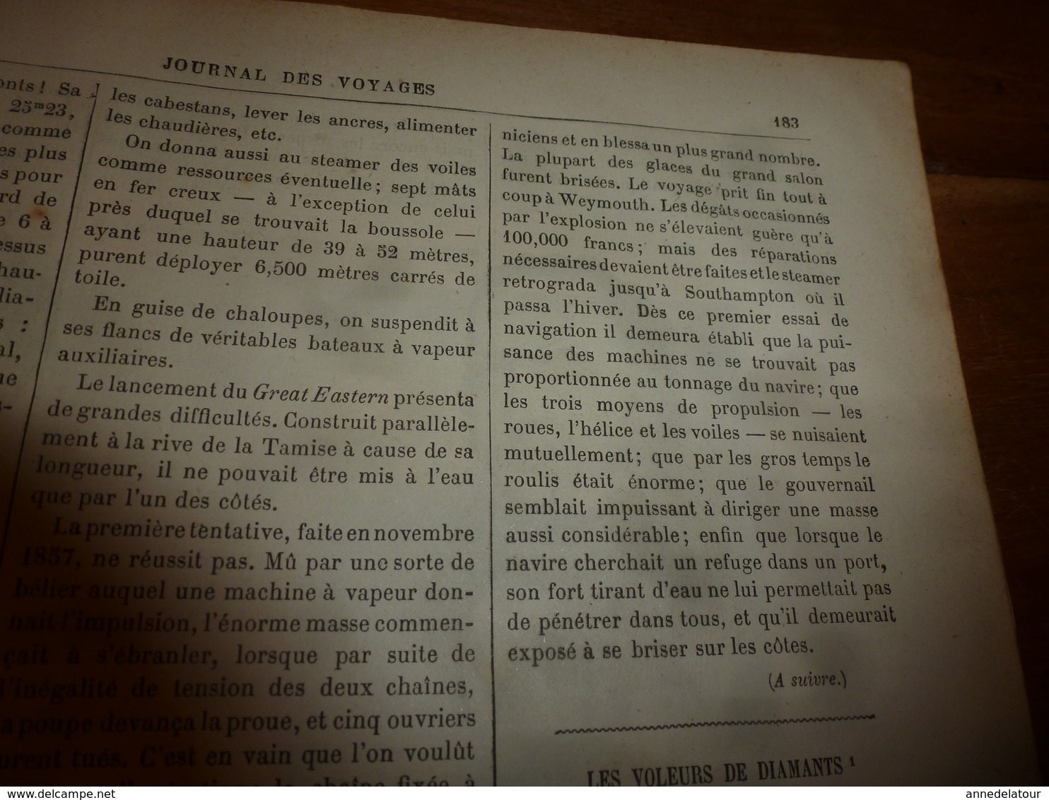 1883 JdV : Voyage De Brau De St-Pol-Lias à Pérak Et Chez Les Orangos-Sakéys;Le GREAT-EASTERN; Etc - Riviste - Ante 1900