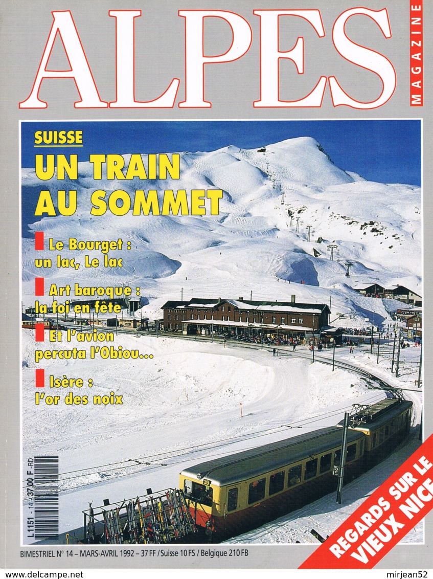 Alpes Magazine  -  N°14  - Pisteur Tetras Lyre Nice Lac Du Bourget Baroque Jungfrau Obiou Noix - - Géographie