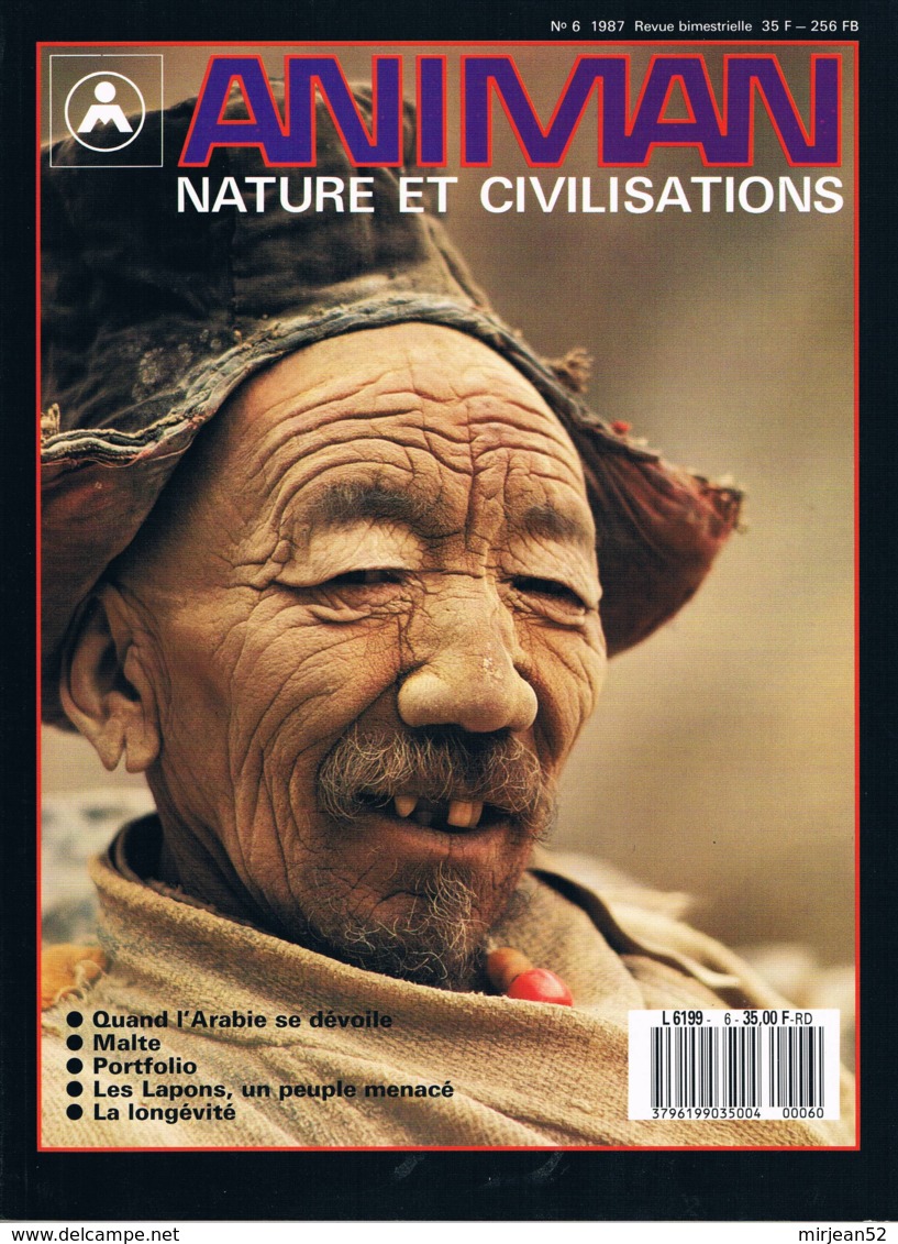 Animan  N°6 Arabie Malte Peter Weiber Les Lapon La Longévité - Géographie