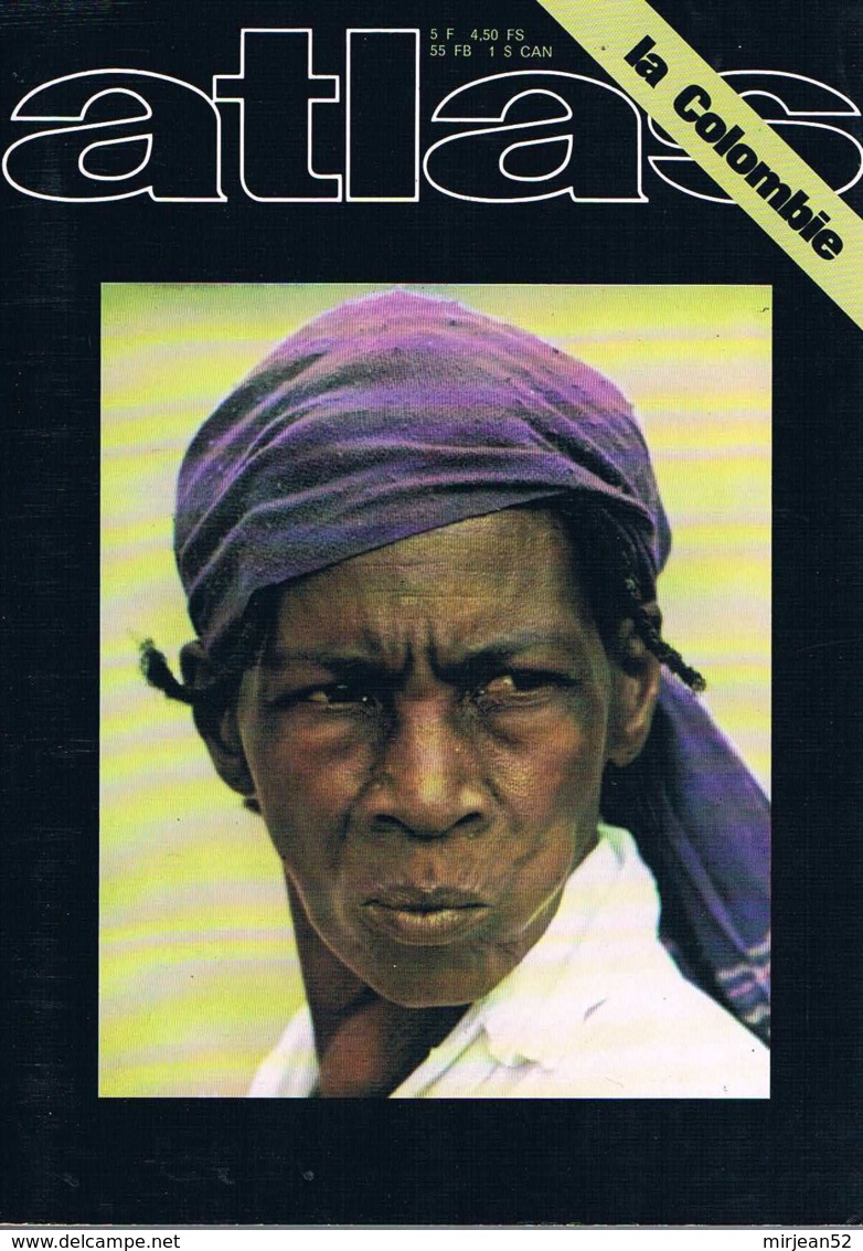 Atlas   N°81   Mars 1973: La Colombie - Géographie
