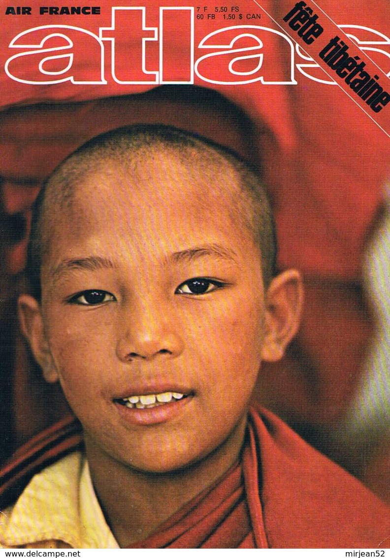 Atlas   N°106   Avr 1975: Fete Tibetaine - Géographie