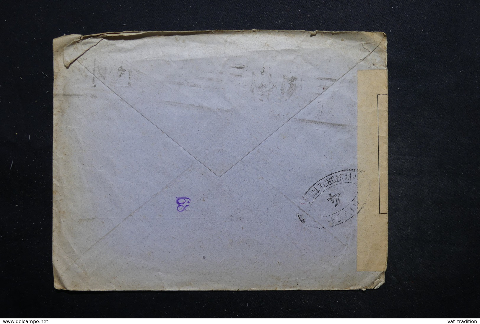 ROUMANIE - Enveloppe Commerciale De Bucarest Pour Paris En 1916 Avec Contrôle Postal - L 25556 - Briefe U. Dokumente