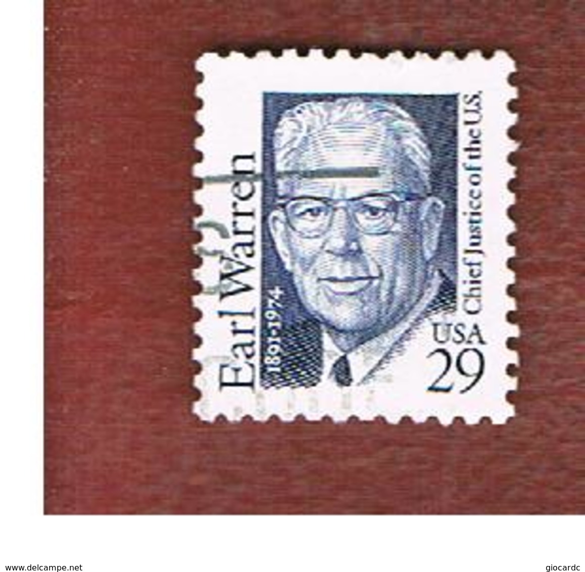 STATI UNITI (U.S.A.) - SG 2439  - 1992 GREAT AMERICANS: E.  WARREN  - USED - Used Stamps