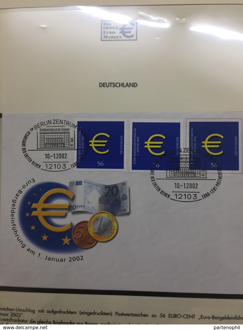 Collection First stamps in euro MNH very fine