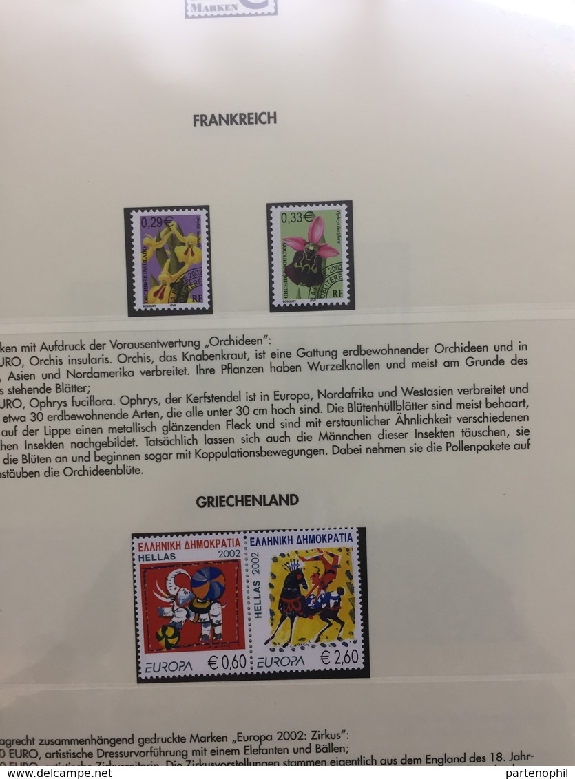 Collection First stamps in euro MNH very fine