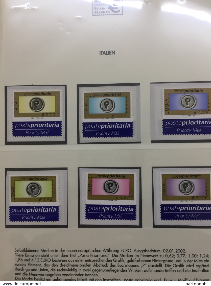 Collection First stamps in euro MNH very fine