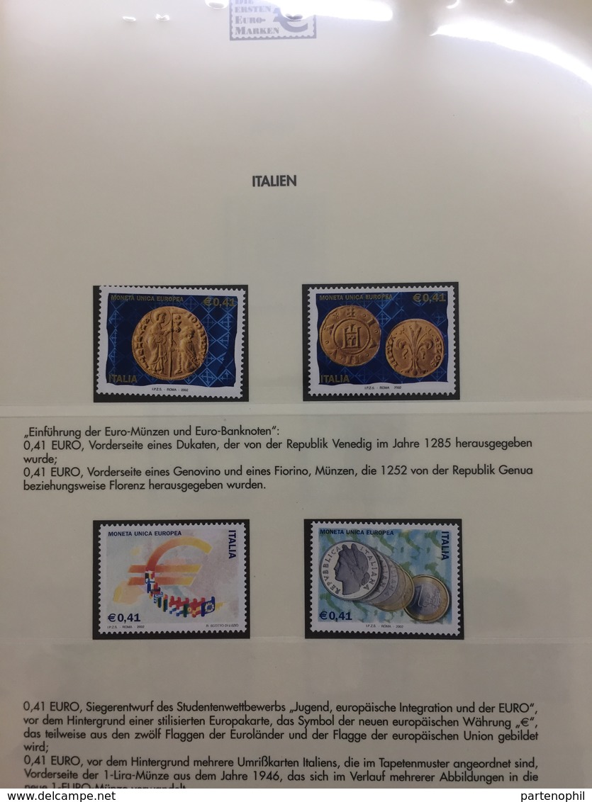 Collection First stamps in euro MNH very fine