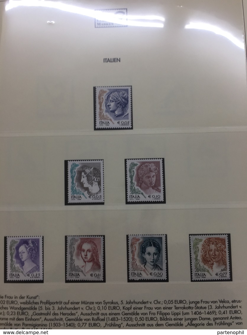 Collection First stamps in euro MNH very fine