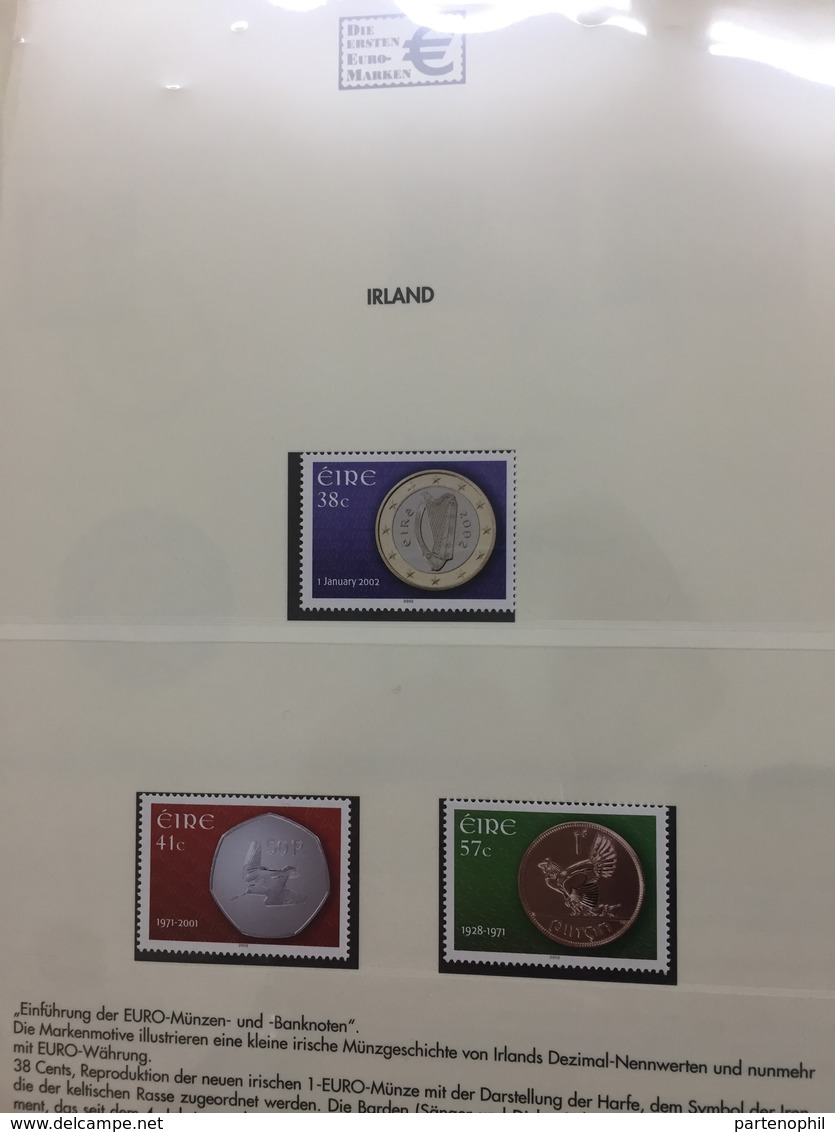 Collection First stamps in euro MNH very fine