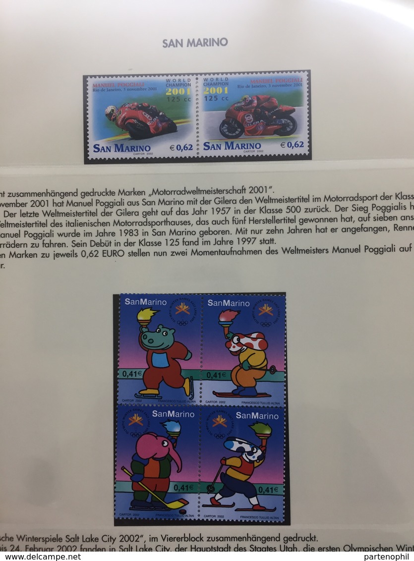 Collection First stamps in euro MNH very fine