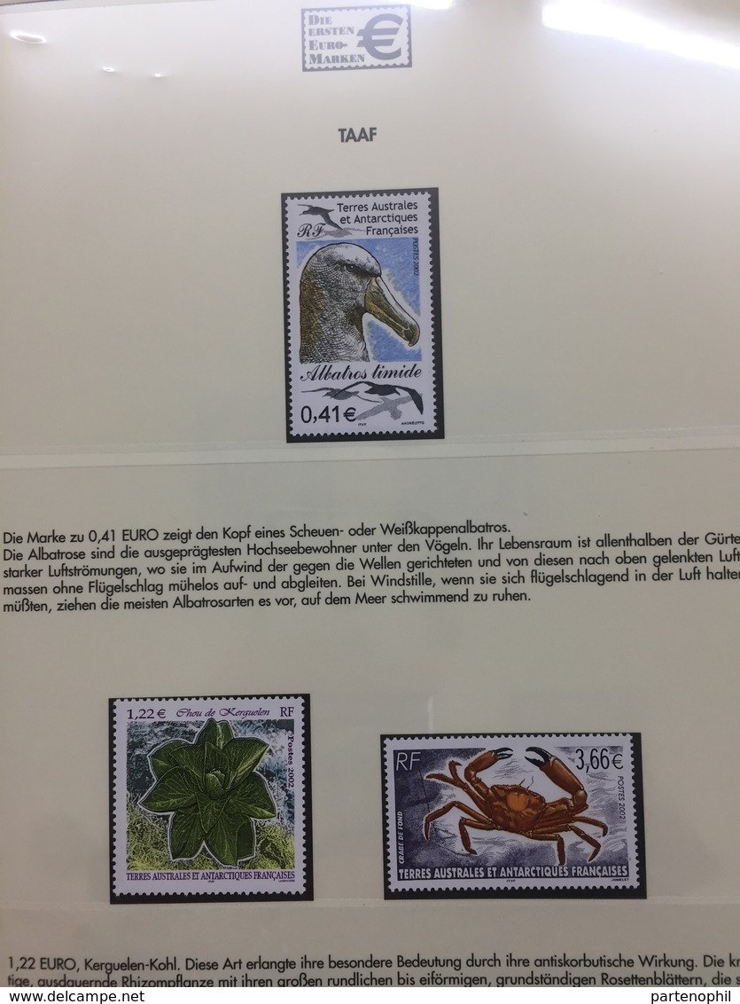 Collection First stamps in euro MNH very fine