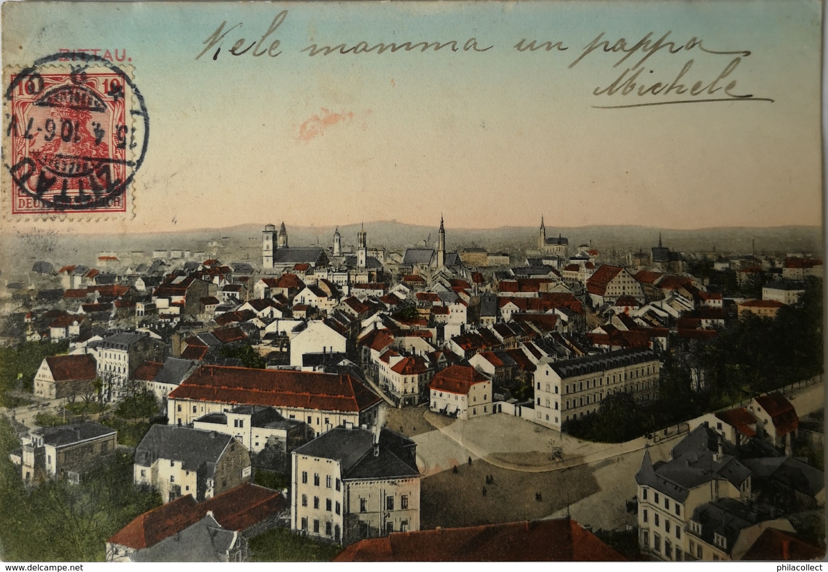 Zittau // Blick Auf 1906 - Zittau