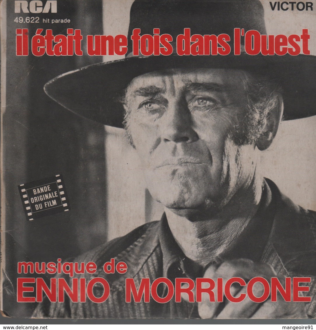 Disque 45 Tours ENNIO MORRICONE Musique Du Film IL ETAIT UNE FOIS DANS L'OUEST - 1969*** - Filmmusik