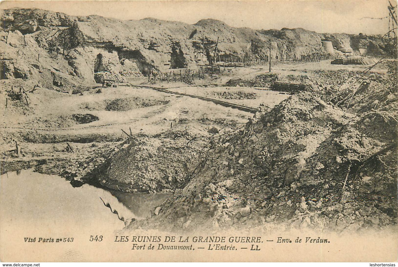 FORT DE DOUAUMONT ENTREE RUINES DE LA GRANDE GUERRE - Guerre 1914-18