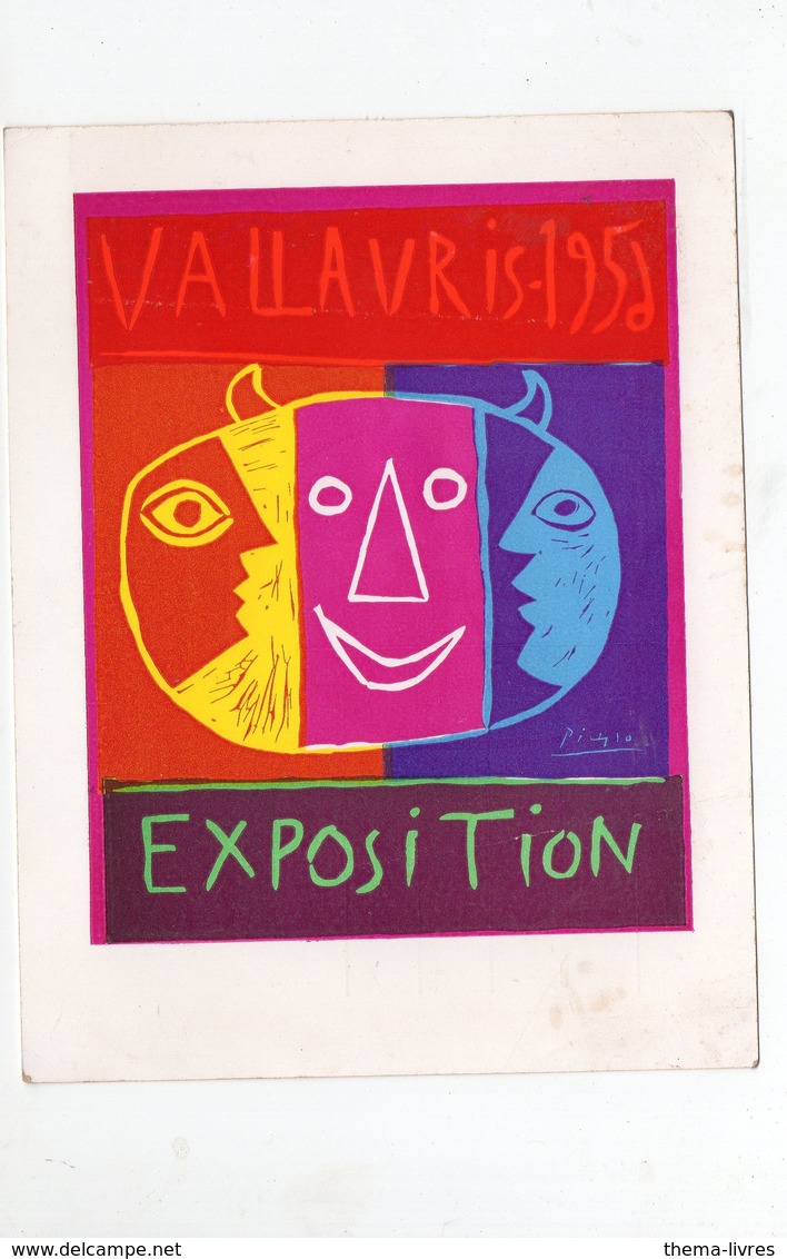 Vallauris : Carte Postale EXPOSITION 1956  (signée Picasso) (PPP10380) - Expositions