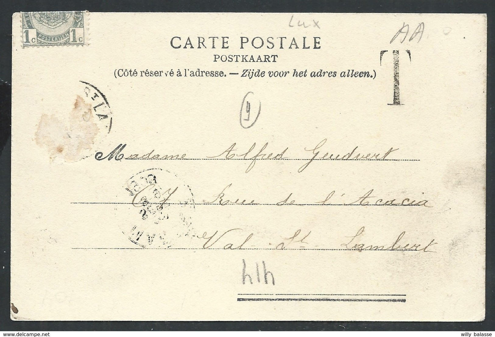 +++ CPA - Entrée Du Château De NEUPONT - WELLIN - Attelage - Cachet Taxe  // - Wellin