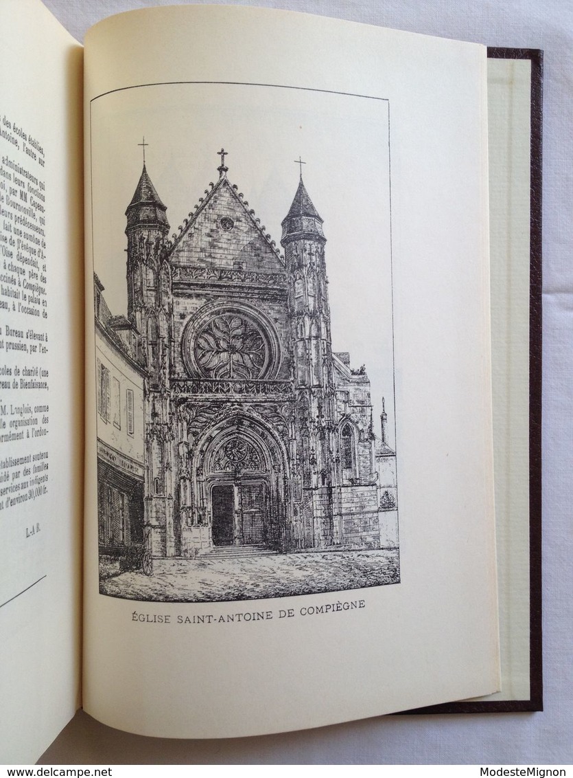 Histoire populaire de Compiègne et de son arrondissement de L.-A. Benaut | Laffitte reprints 1975