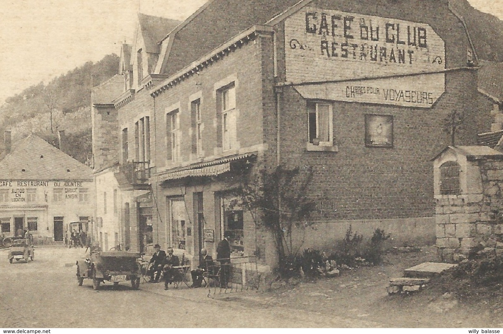 +++ CPA - REMOUCHAMPS - Polet Leduc - Publicité Café Du Club - Restaurant - Terrasse Animée   // - Aywaille