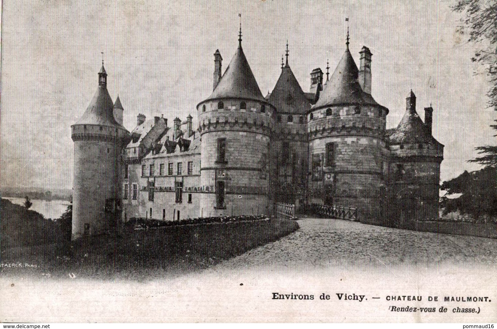 CPA Publicité Le Journal Des Adjudications Et Des Ventes Immobilières - Château De Maulmont Environs De Vichy - Publicité