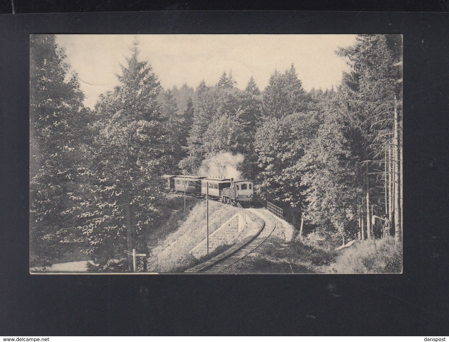 Dt. Reich AK Hazquerbahn 1905 - Trains
