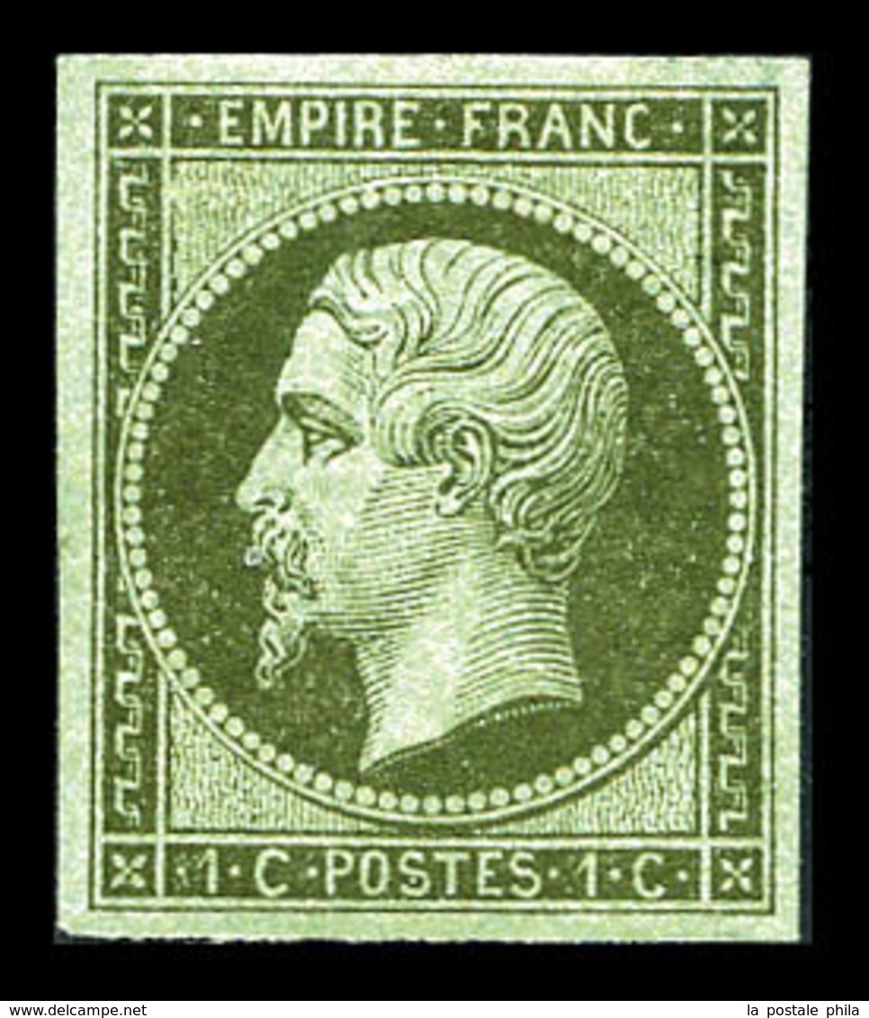 ** N°11, 1c Olive. TTB  Qualité: ** - 1853-1860 Napoléon III.