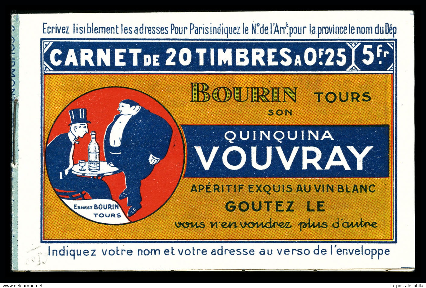 ** N°140-C19, Série 59, BANANIA Et BOURIN VOUVRAY. SUP. R.R.R. (certificat)  Qualité: ** - Sonstige & Ohne Zuordnung