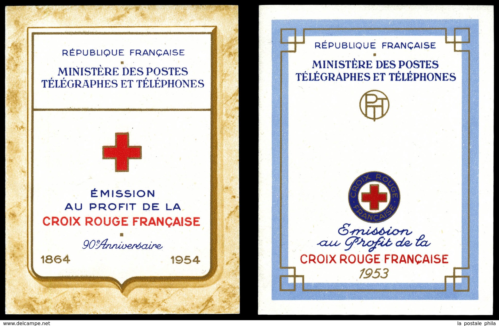** Carnets Croix Rouge 1953 Et 1954. TB  Qualité: **  Cote: 340 Euros - Rotes Kreuz