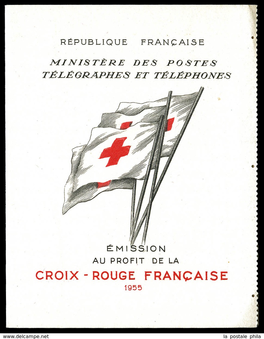 ** Carnet Croix Rouge De 1955, TB (certificat)  Qualité: **  Cote: 450 Euros - Rotes Kreuz