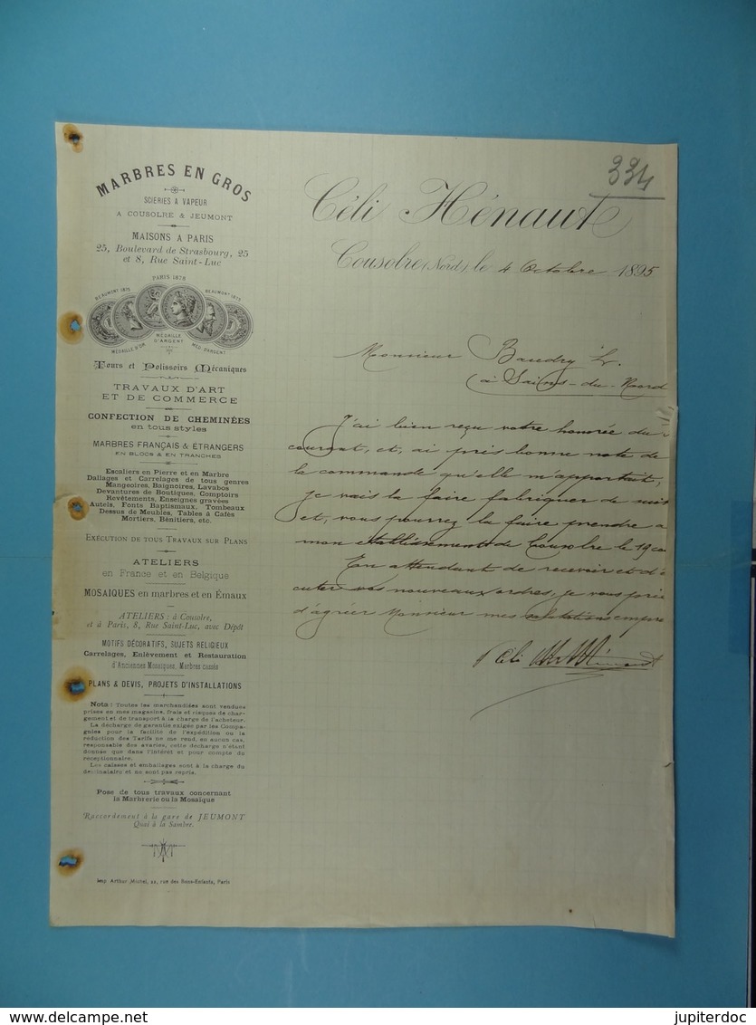 Arbres En Gros Scierie à Vapeur à Coulsore & Jeumont Céli Hénaut /34/ - 1800 – 1899