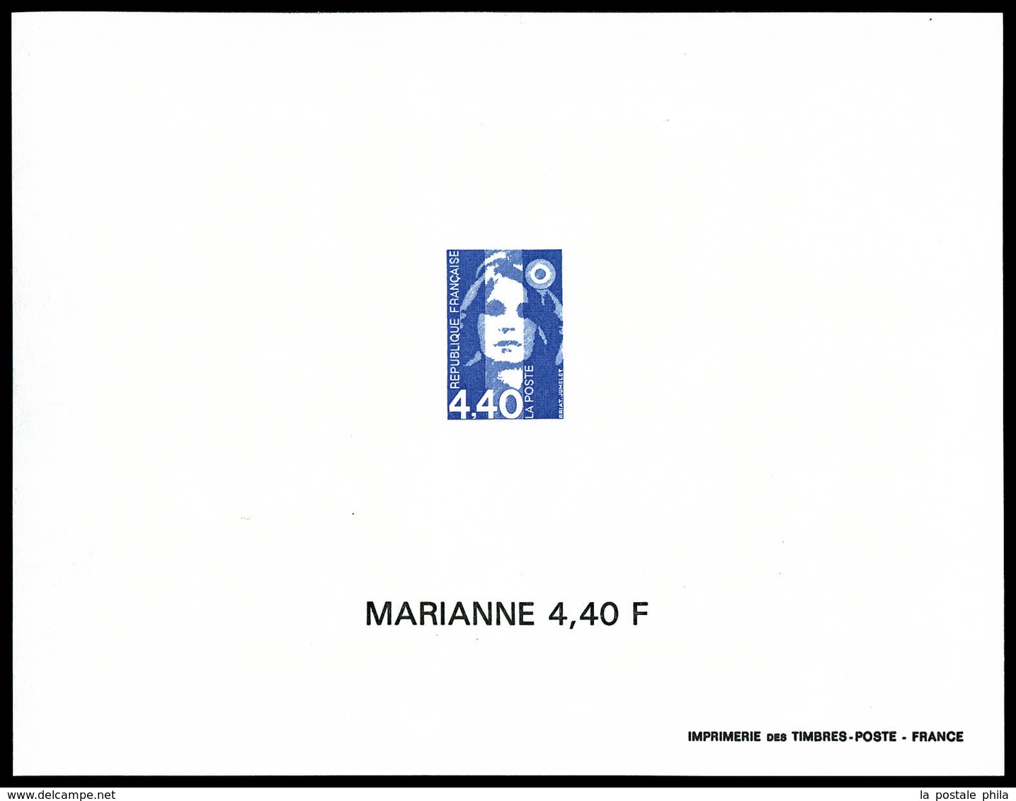 ** N°2820/22, Série Marianne Du Bicentenaire, 3 Feuillets Gommés Non Dentelés, TB  Qualité: **  Cote: 450 Euros - Luxusentwürfe