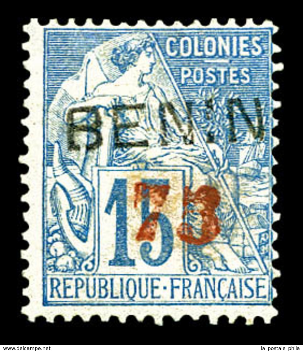 * N°16, 75 Sur 15c Bleu, TTB (signé Scheller/certificat)  Qualité: *  Cote: 1100 Euros - Unused Stamps