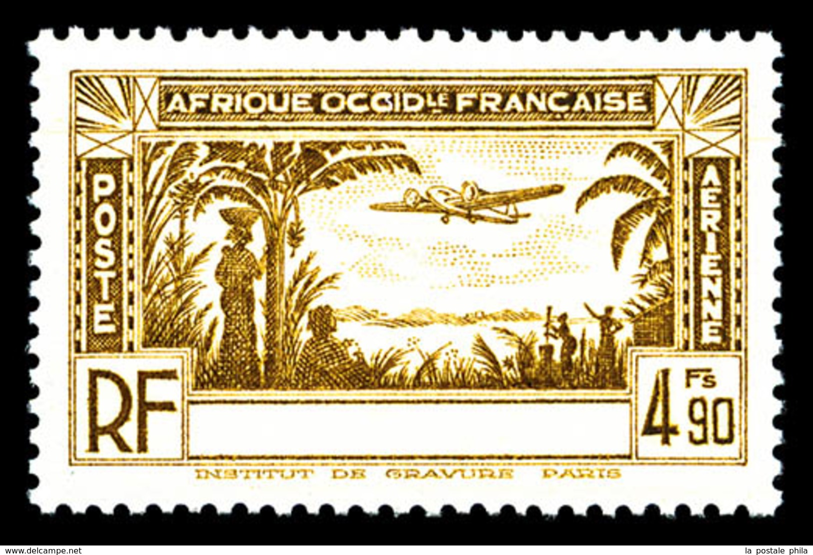 ** PA, N°2a/5a, Série De 1940 Sans Légende 'COTE D'IVOIRE', Frais, Les Quatre Valeurs TB (certificat)  Qualité: **  Cote - Ungebraucht