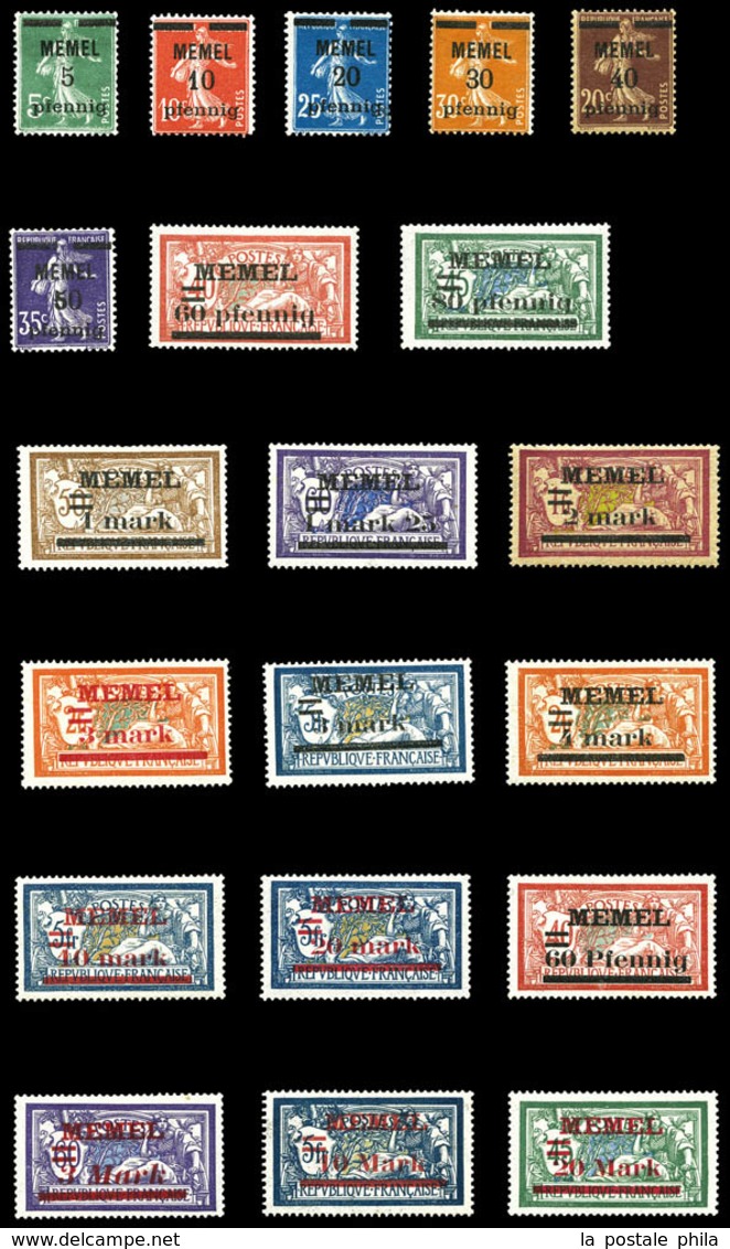 * N°18/37, Série Complète, Les 20 Valeurs TB  Qualité: *  Cote: 308 Euros - Unused Stamps