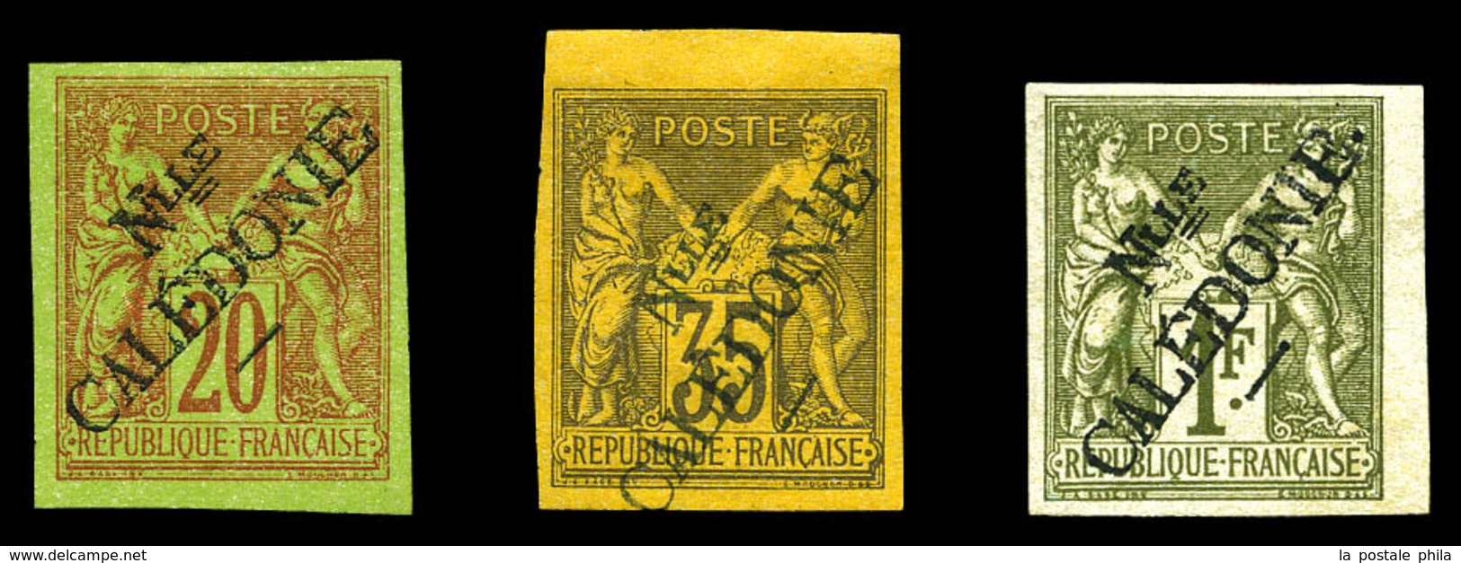 * N°17 (*), 18 Et 20, Les 3 Valeurs TTB (certificat)  Qualité: *  Cote: 1150 Euros - Unused Stamps