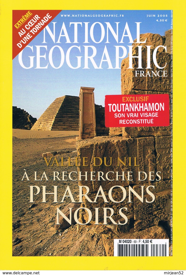 National Géographic   N° 69  - Carte Europe Toutankhamon Pharaons Noirs Hyènes Csangos Météo Tornades - Géographie