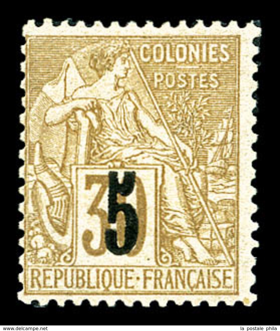 * N°2a, 5 Sur 30 Brun Type II. TB (signé Brun/certificat)  Qualité: *  Cote: 550 Euros - Unused Stamps