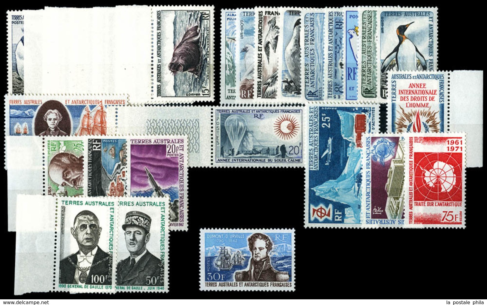 ** N°2 à 7, 12 à 17, 18, 19, 20, 21, 23, 25, 27, 31, 33, 39 Et 46 à 47, Les 27 Valeurs TB  Qualité: **  Cote: 1131 Euros - Unused Stamps