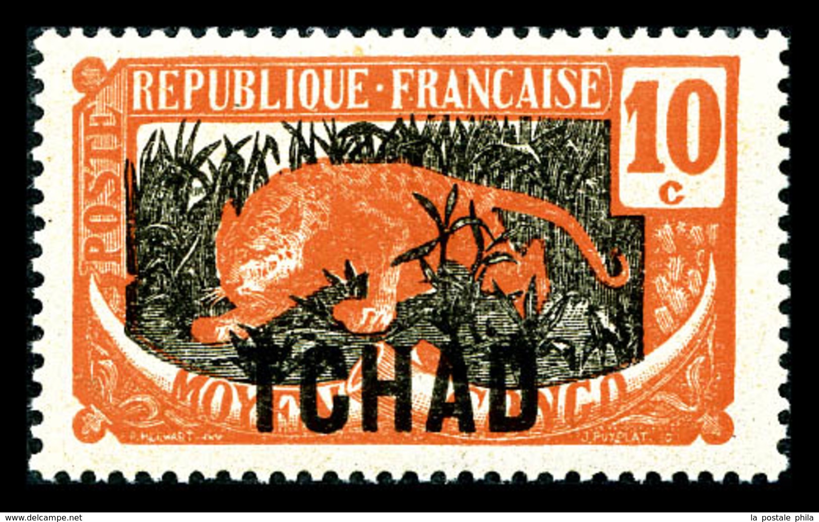 ** N°37a, 10c Orange Et Gris, Sans Surcharge A.E.F, TTB  Qualité: **  Cote: 325 Euros - Unused Stamps