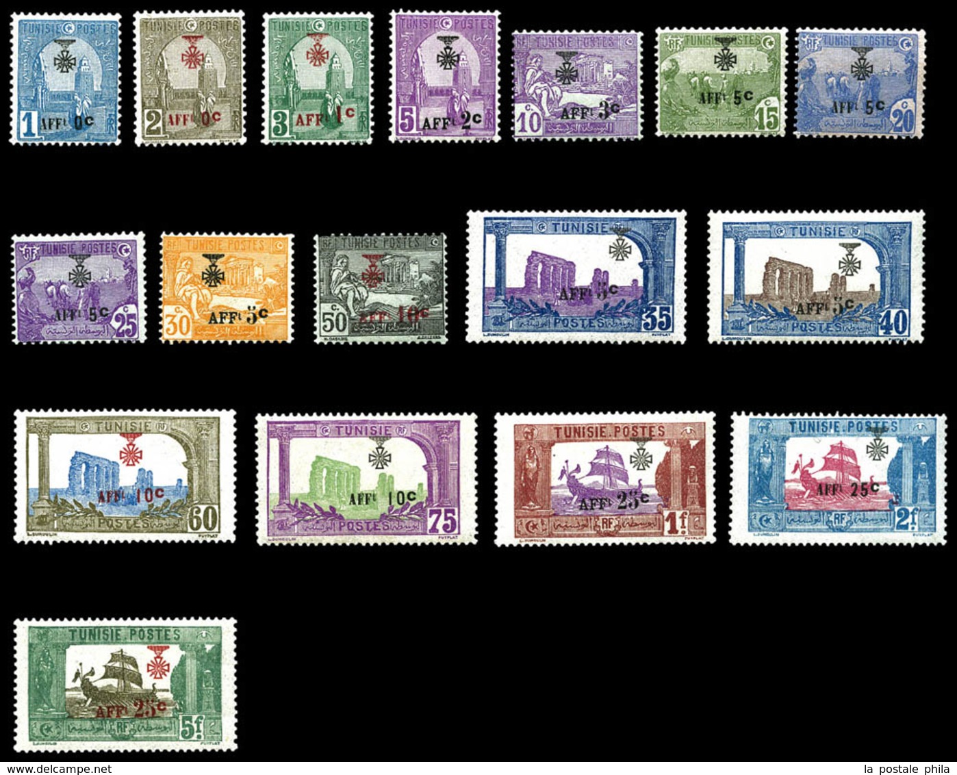 ** N°79/95, Série De 1906, Les 17 Valeurs TTB  Qualité: **  Cote: 195 Euros - Unused Stamps